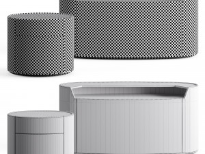 Poliform Kelly Collection With Plint Modelo 3D