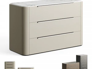 Praddy 竹系列带夹板 3D 模型