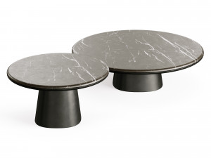 Meridiani Leon Marble Coffee Table 3Dモデル