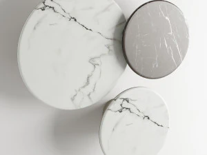 Meridiani Leon Marble Coffee Table 3D Model