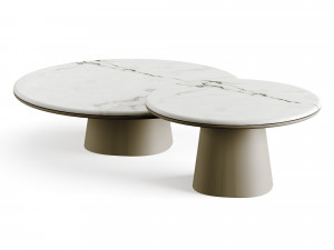 Meridiani Leon Marble Coffee Table 3D Модель