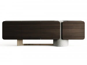 Enne Titano Sideboard By Maurizio Manzoni TV 3D Model