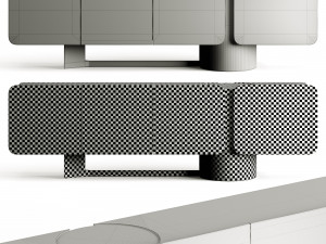 Enne Titano Sideboard By Maurizio Manzoni TV Model 3D