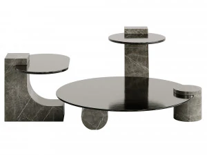 Baxter Verre Particulier Luxury Coffee Table 3D Model