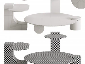 Baxter Verre Particulier Luxury Coffee Table 3D Model
