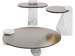 Baxter Verre Particulier Luxury Coffee Table Model 3D