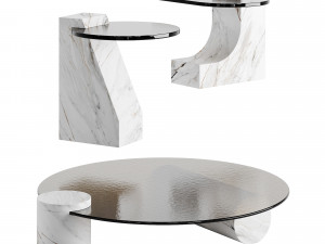Baxter Verre Particulier Luxury Coffee Table Model 3D