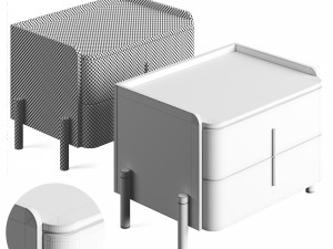 Ana Roque MISIA Bedside Table 3D Model