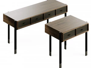 Porada Bayus Bedside Table 3D Model