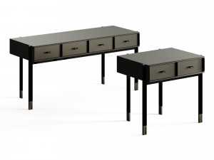 Porada Bayus Bedside Table Modelo 3D