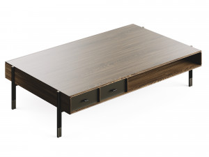 Porada Bayus Tavolino Coffee Table Modelo 3D