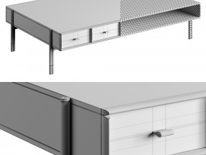 Porada Bayus Tavolino Coffee Table Modelo 3D
