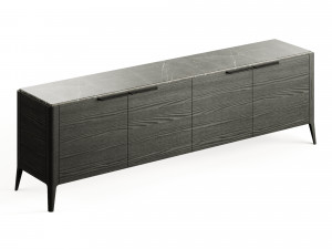 Porada Atlante Chest Of Drawers Modelo 3D