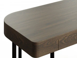 Flexform Carmaduke Wood Lacquer Console 3D Model