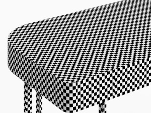 Flexform Carmaduke Wood Lacquer Console 3D 模型