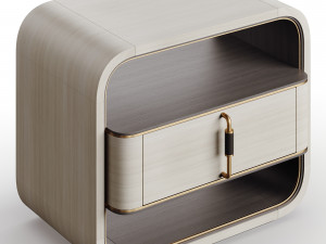 Frato COLMAR Bedside Table Modello 3D