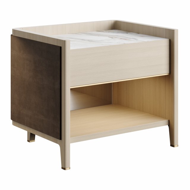 Frato HVAR Bedside Table Model 3D .c4d .max .obj .3ds .fbx .stl .blend 