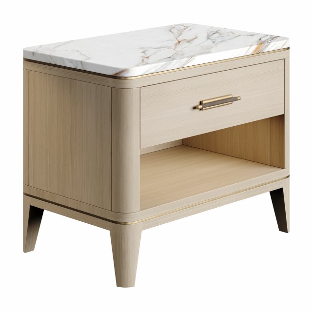 Frato CLICQUOT Bedside Table Modelo 3D .c4d .max .obj .3ds .fbx .stl .blend 