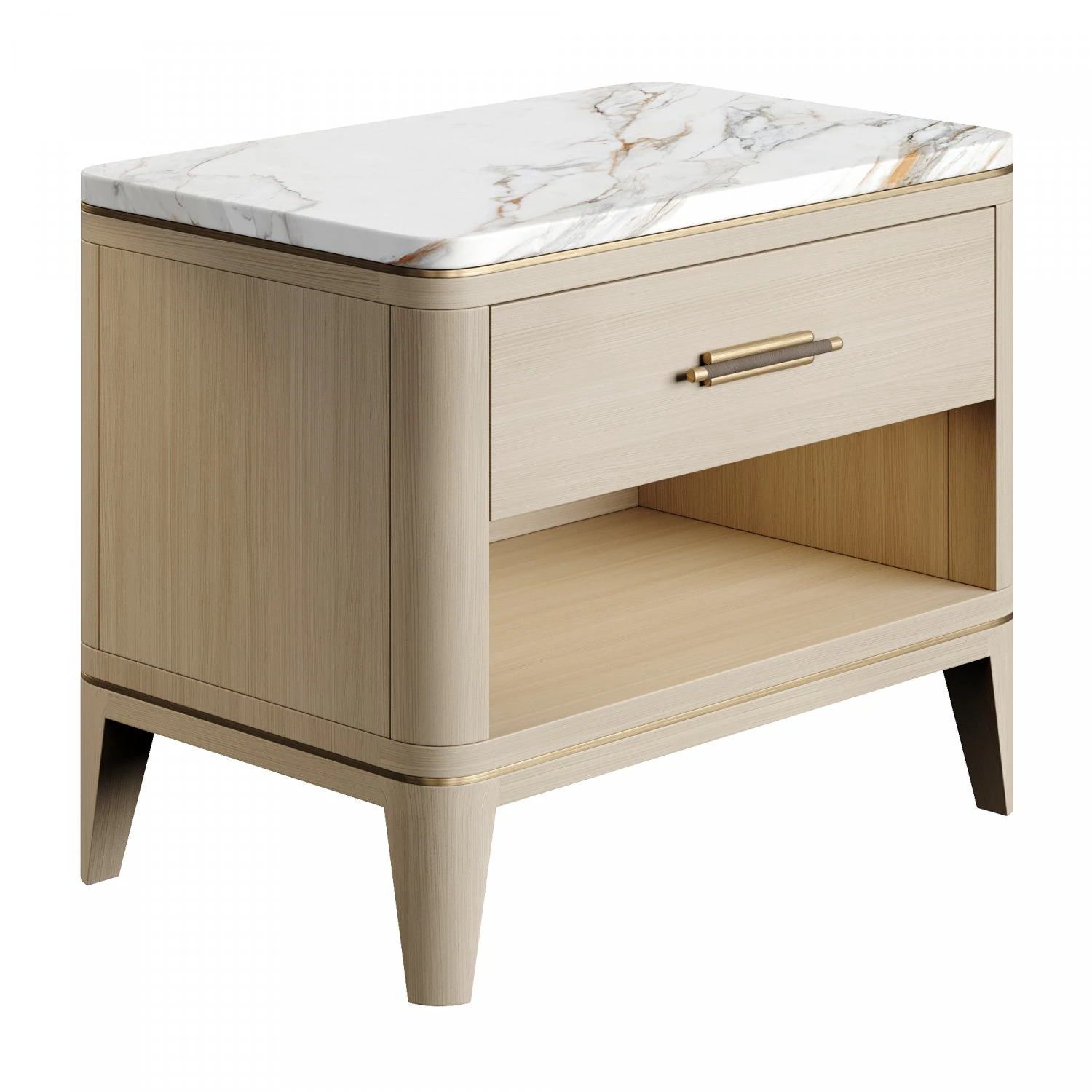 Frato CLICQUOT Bedside Table 3D Model .c4d .max .obj .3ds .fbx .stl .blend 