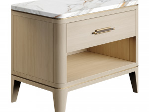 Frato CLICQUOT Bedside Table Modelo 3D
