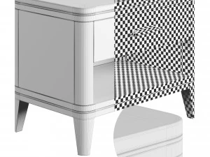 Frato CLICQUOT Bedside Table 3D Model