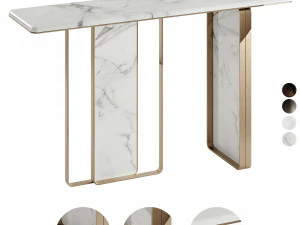 Private Label gouden console 3D Model