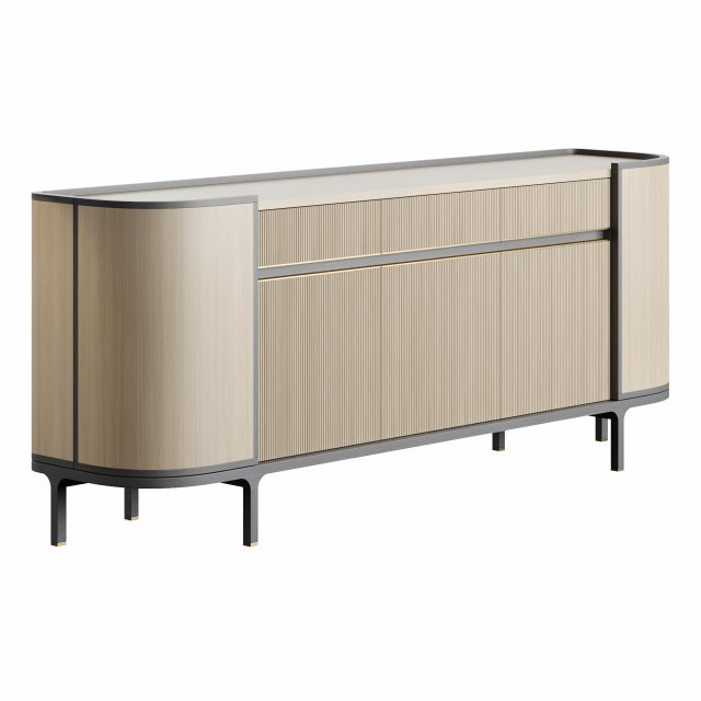 Frato CREMONA Sideboard 3D Model .c4d .max .obj .3ds .fbx .stl .blend 