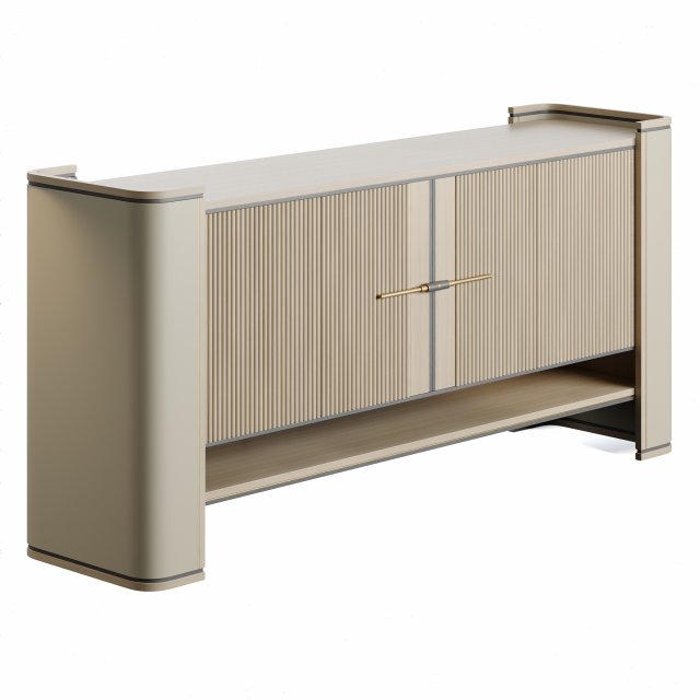 Frato BUENOS AIRES Sideboard 3D Model .c4d .max .obj .3ds .fbx .stl .blend