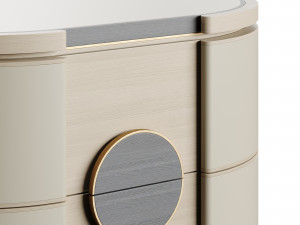 Frato NEW ORLEANS Bedside Table Modelo 3D