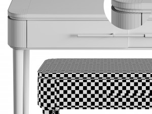 Frato AGRA Dresser Table Modelo 3D