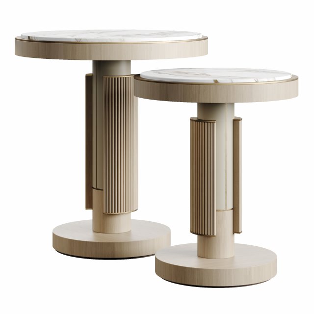Frato OLYMPIA Side Table 3D 模型 .c4d .max .obj .3ds .fbx .stl .blend 