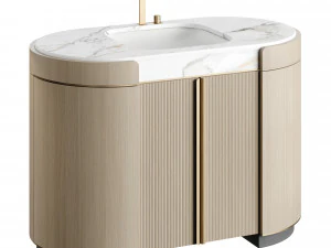 M&oacute;veis de lavat&oacute;rio Frato BALTIMORE Modelo 3D