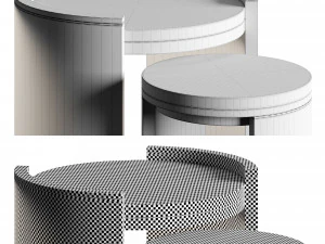 Frato CEUTA Side Table 3D Model