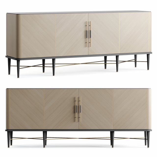 Frato SANTORINI Sideboard 3D 모델 .c4d .max .obj .3ds .fbx .stl .blend 