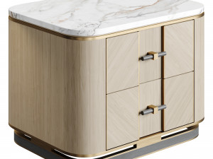 Frato ASHI Bedside Table Model 3D