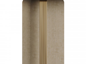 Ana Roque Beige BLOCK Console Table 3Dモデル