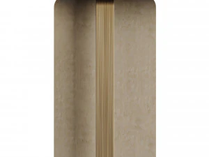 Ana Roque Beige BLOCK Console Table 3D Model