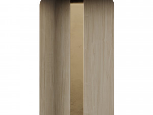 Ana Roque Beige BLOCK Console Table 3Dモデル
