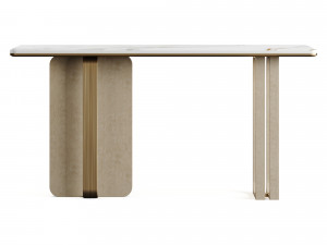 Ana Roque Beige BLOCK Console Table 3Dモデル
