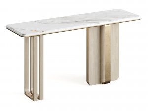 Ana Roque Beige BLOCK Console Table 3Dモデル