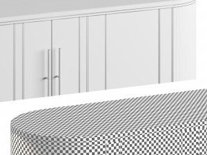 Frato SALAMANCA Sideboard 3D मॉडल