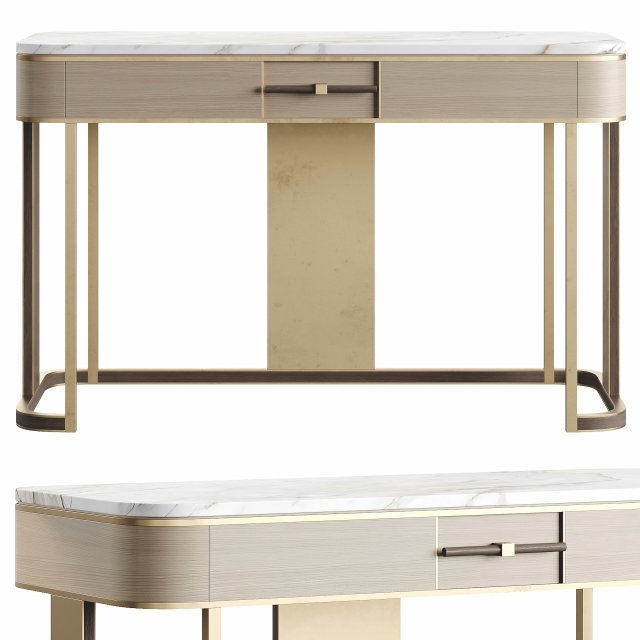 Frato ASHI Desk 3D Модель .c4d .max .obj .3ds .fbx .stl .blend 