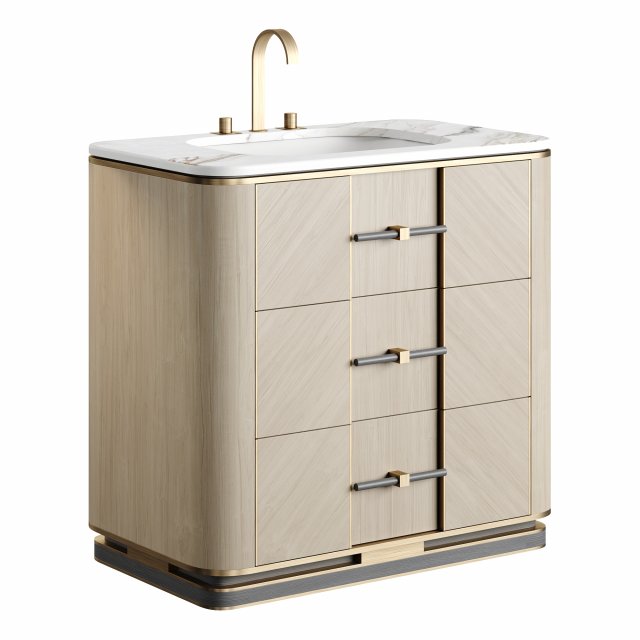 Frato ASHI Vanity Units 3D Model .c4d .max .obj .3ds .fbx .stl .blend 
