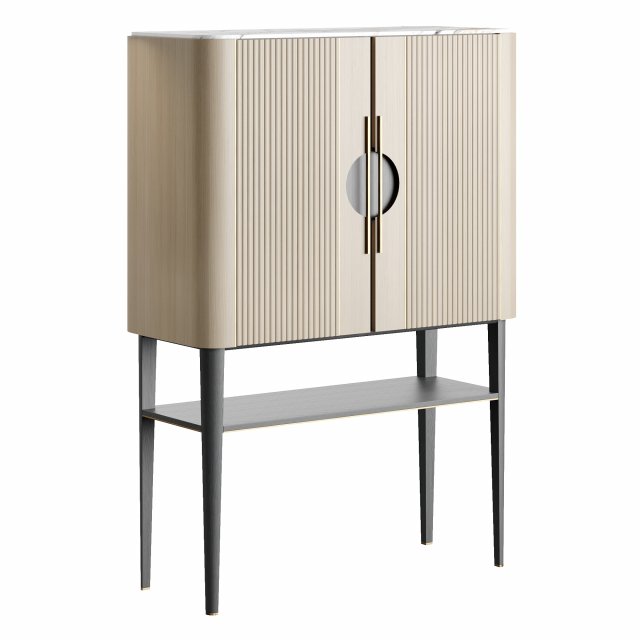 Frato TAIPEI Cabinet 3D Model .c4d .max .obj .3ds .fbx .stl .blend 