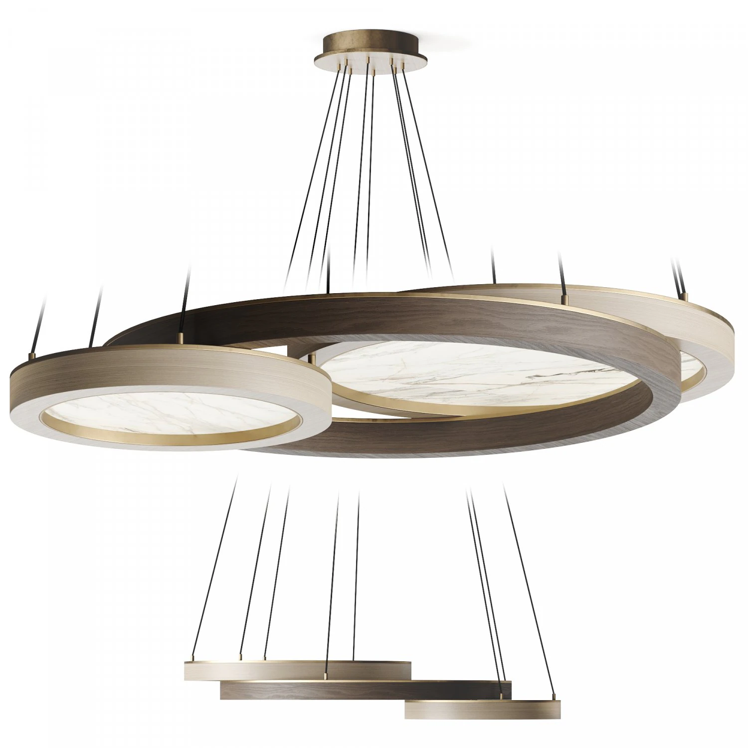 Frato RENNES Ceiling Lamp 3D Model .c4d .max .obj .3ds .fbx .stl .blend 