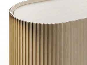 Lou Mindi Wood Sideboard 3D Model