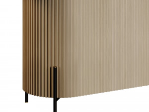 Lou Mindi Wood Sideboard 3D 模型