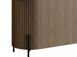 Lou Mindi Wood Sideboard 3D 模型