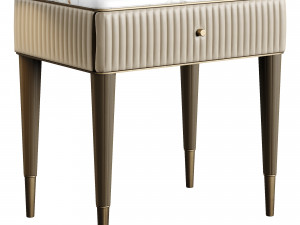 Volpi AUGUSTA Bedside Table with Drawers 3D Model