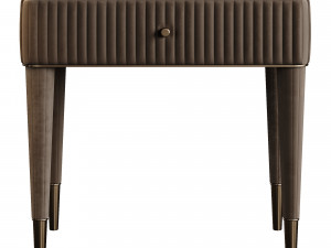 Volpi AUGUSTA Bedside Table with Drawers 3D Model